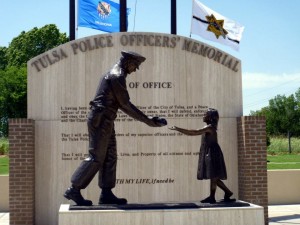 The Tulsa Police Officers Memorial