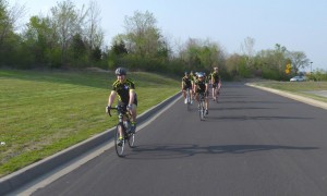 Leading the charge on a Team Superior Monday Night Ride